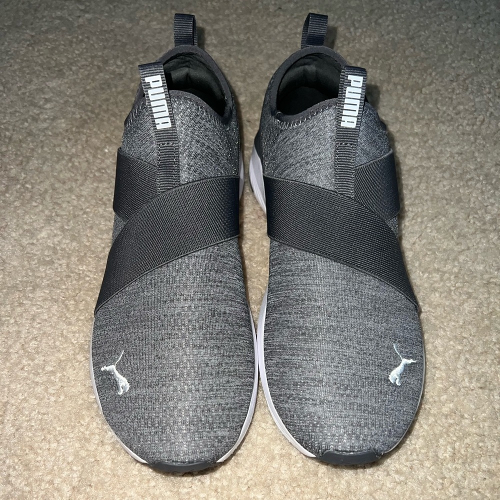 Puma, US Women’s 9 1/2, Grey colored shoes